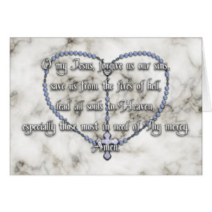 Miraculous Medal Rosary - Fátima Prayer