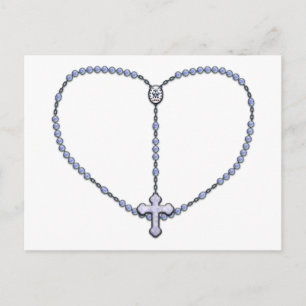 Miraculous Medal Rosary Postcard