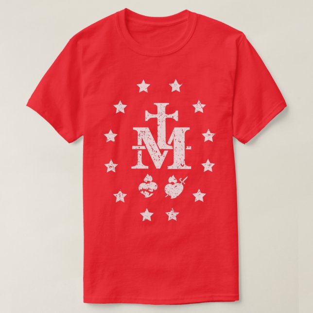 Miraculous medal unique among all medals 1 T-Shirt (Design Front)