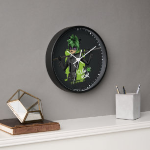 Miraculous Re-verse Claw Noir Character Graphic Clock
