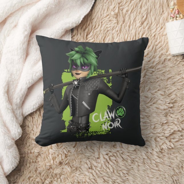 Miraculous Re-verse Claw Noir Character Graphic Cushion (Blanket)