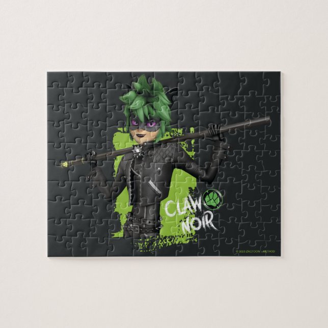 Miraculous Re-verse Claw Noir Character Graphic Jigsaw Puzzle (Horizontal)