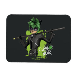 Miraculous Re-verse Claw Noir Character Graphic Magnet
