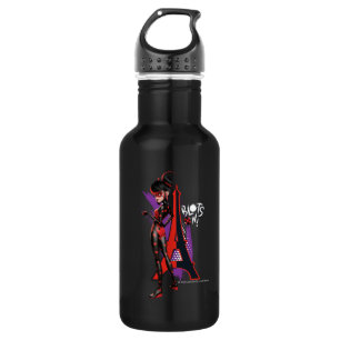 Miraculous Re-verse Shadybug Blots On! 532 Ml Water Bottle
