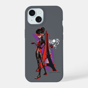 Miraculous Re-verse Shadybug Blots On! iPhone 15 Case