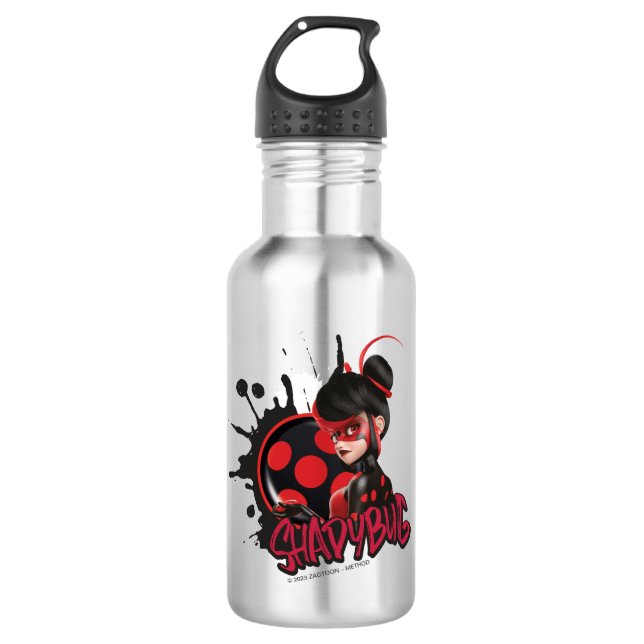 Miraculous Re-verse Shadybug Character Graphic 532 Ml Water Bottle (Front)