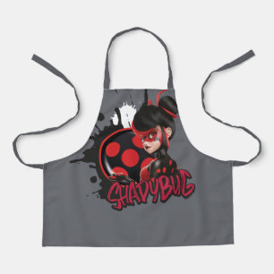 Miraculous Re-verse Shadybug Character Graphic Apron