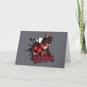Miraculous Re-verse Shadybug Character Graphic Card