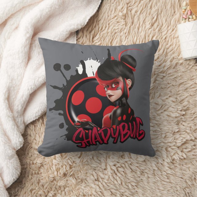 Miraculous Re-verse Shadybug Character Graphic Cushion (Blanket)