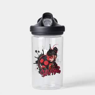 Miraculous Re-verse Shadybug Character Graphic Water Bottle