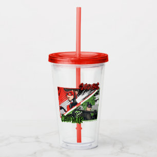 Miraculous Re-verse Shadybug & Claw Noir Acrylic Tumbler