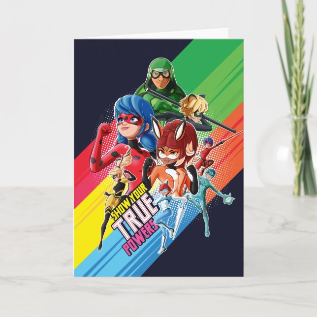 Miraculous Show Your True Powers Card (Front)