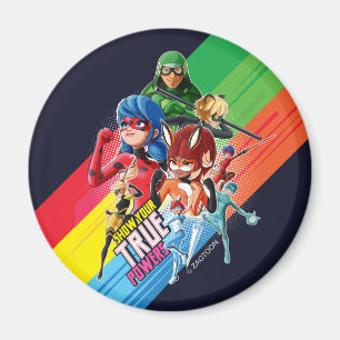 Miraculous Show Your True Powers Magnet