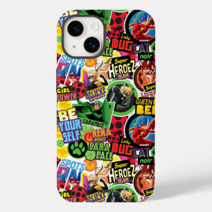 Miraculous Superhero Characters Pattern Case-Mate iPhone 14 Case