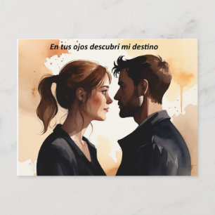 Miradas Flashes: Illustration in Watercolor that Holiday Postcard