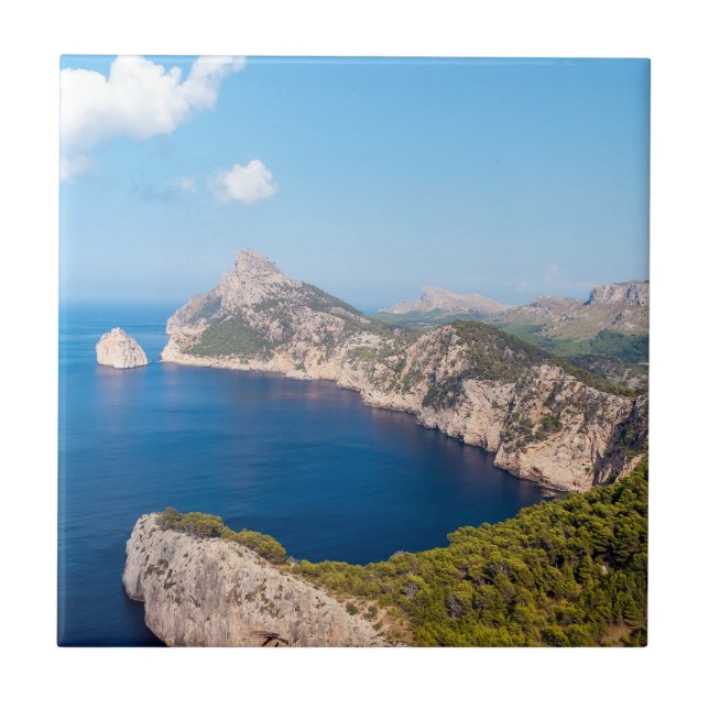 Mirador es Colomer in Cap de Formentor - Mallorca Ceramic Tile (Front)
