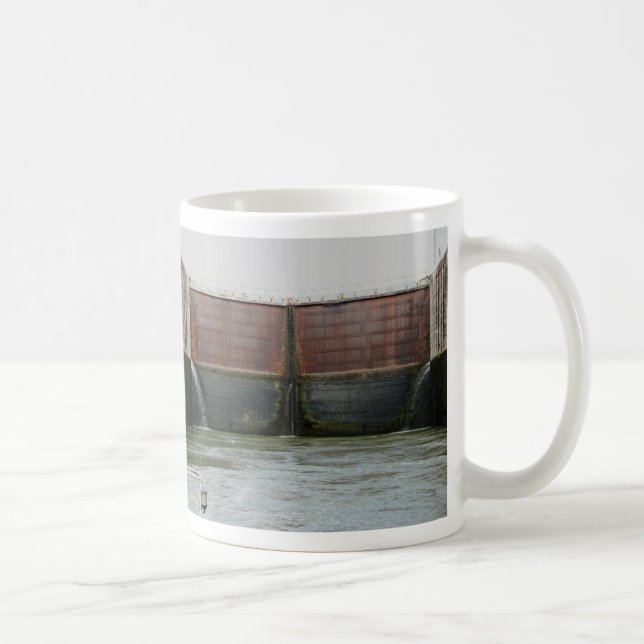 Miraflores Locks, Panama Canal Coffee Mug (Right)
