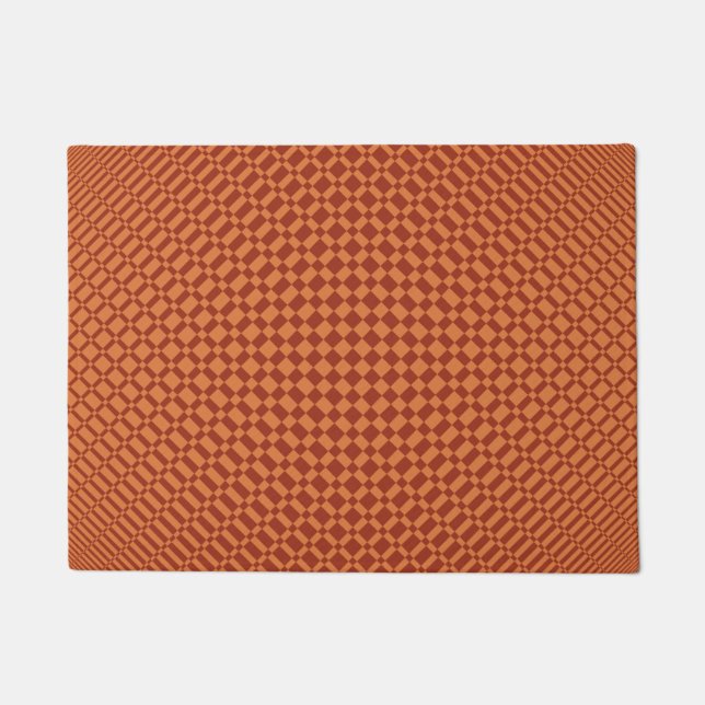 ‘Mirage’ | Amberglow on Terracotta | Doormat (Front)