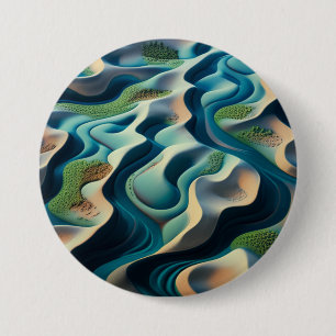 Mirage Currents 7.5 Cm Round Badge