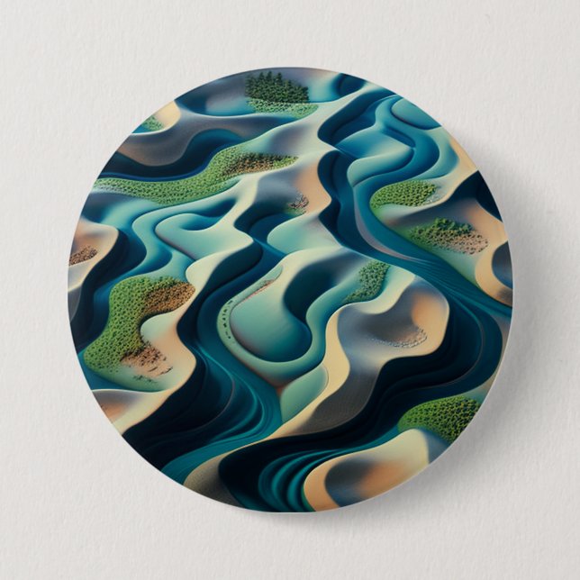 Mirage Currents 7.5 Cm Round Badge (Front)