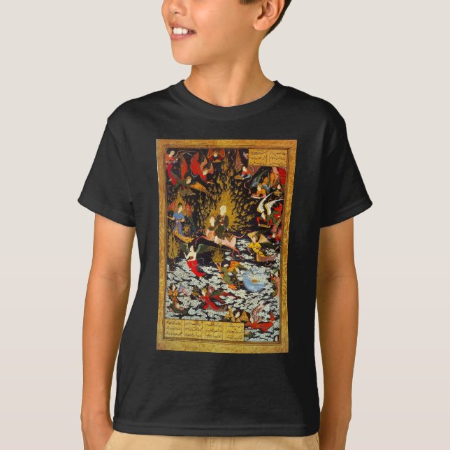 Miraj Muhammad's Ascent by Sultan Muhammad T-Shirt (Front)