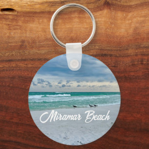 Miramar Beach Florida Beautiful Vacation Keepsake Key Ring