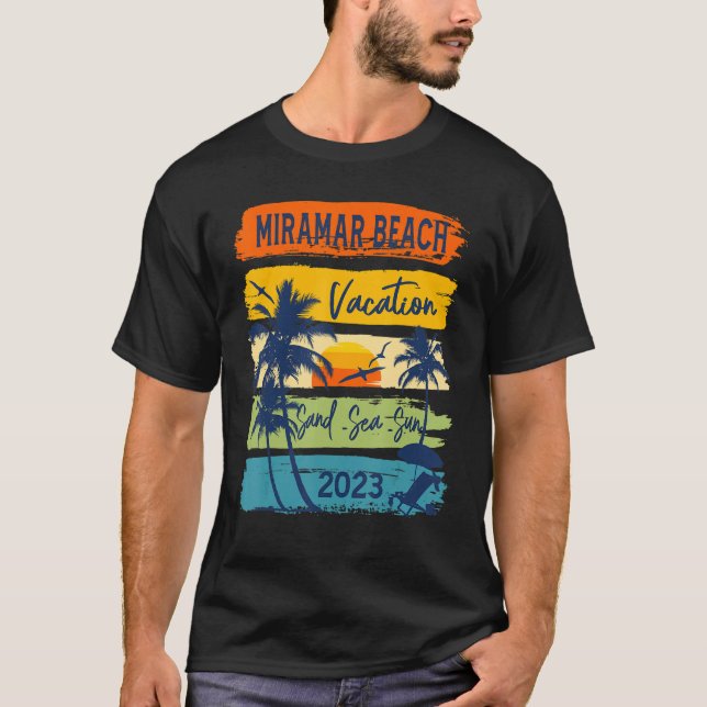 Miramar Beach Florida Vacation 2023 Family Group S T-Shirt (Front)