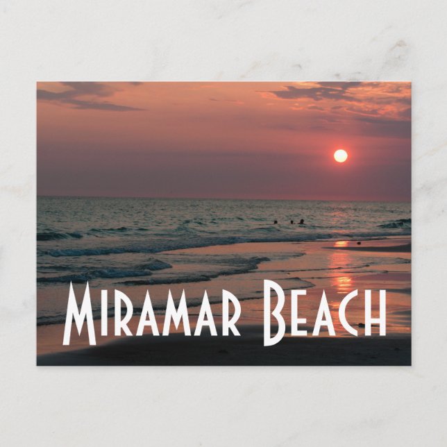 Miramar Beach Postcard (Front)