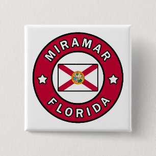 Miramar Florida 15 Cm Square Badge