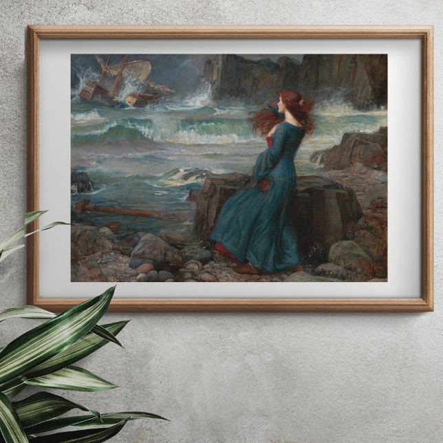 Miranda by John William Waterhouse Poster (Creator Uploaded)