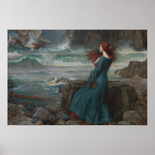 Miranda from the Tempest Poster