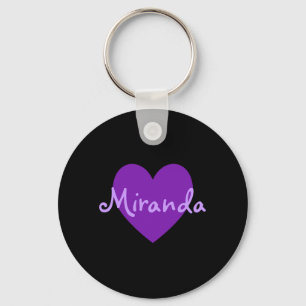 Miranda in Purple Key Ring