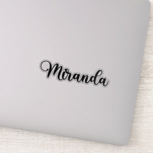 Miranda Name - Handwritten Calligraphy