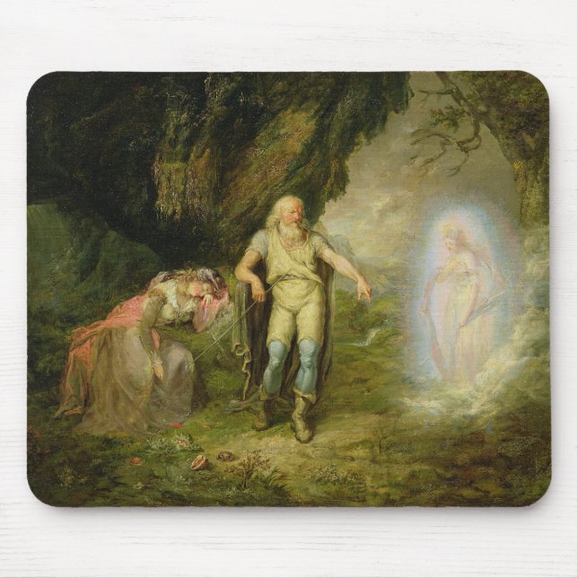 Miranda, Prospero and Ariel, from 'The Tempest' by Mouse Pad (Front)
