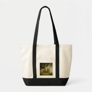 Miranda, Prospero and Ariel, from 'The Tempest' by Tote Bag