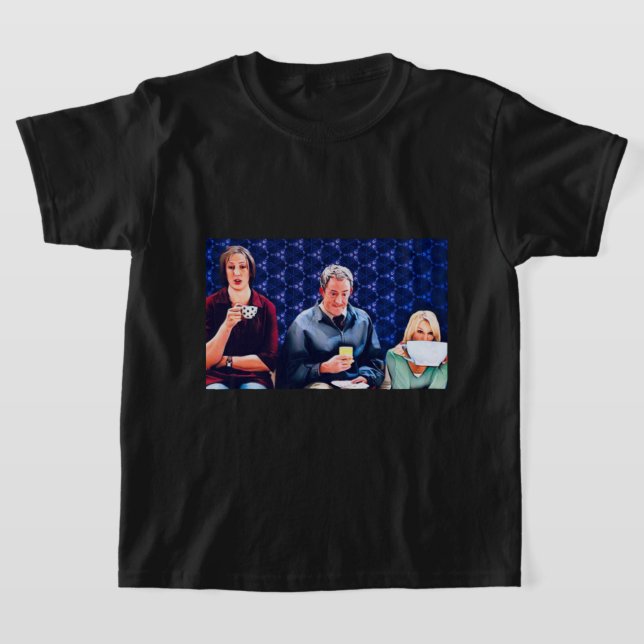 Miranda, Stevie and Customer   T-Shirt (Laydown)