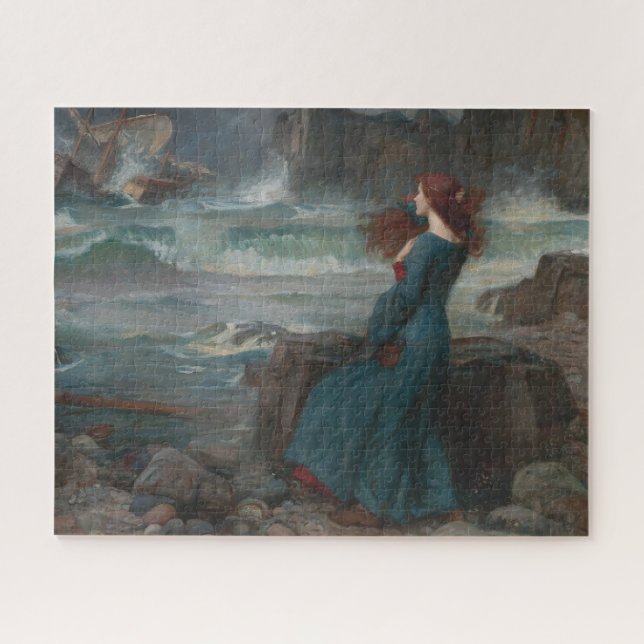 Miranda Tempest John William Waterhouse Art Jigsaw Puzzle (Horizontal)