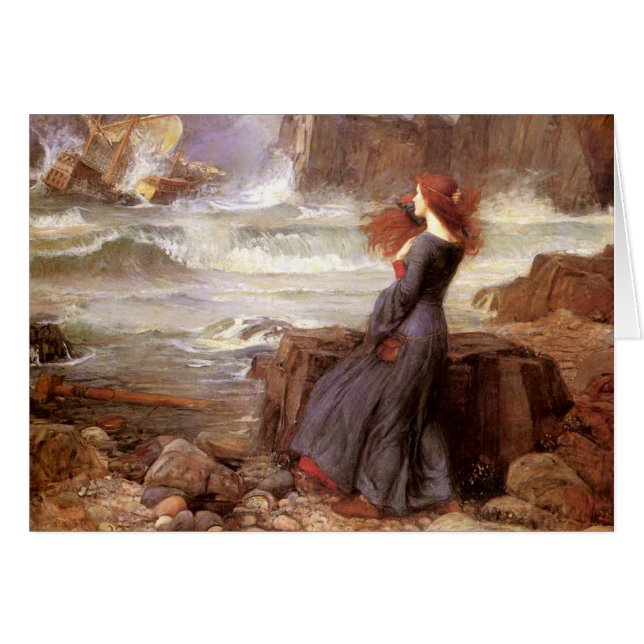 Miranda -- The Tempest by John William Waterhouse (Front Horizontal)