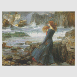 Miranda -- The Tempest by John William Waterhouse Tissue Paper