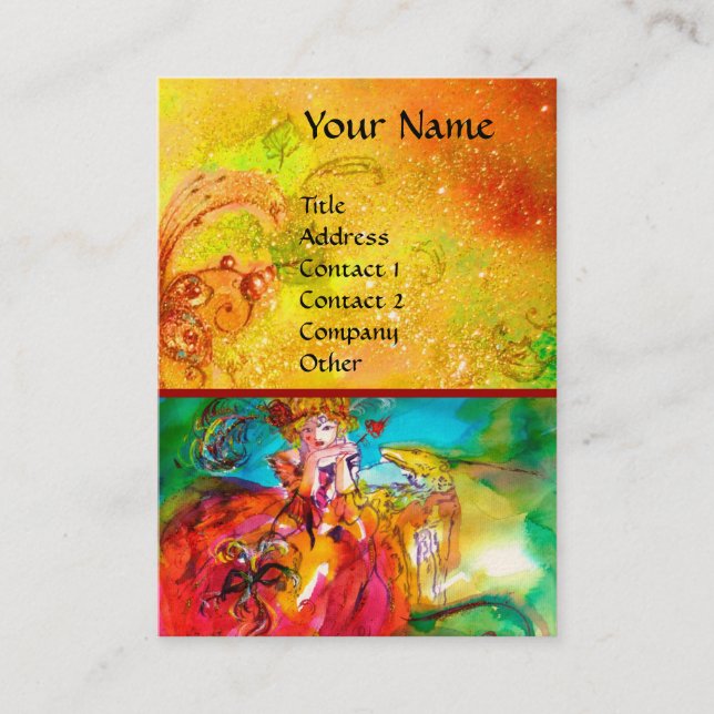 MIRANDOLINA  / Performing  Arts ,Costume Designer Business Card (Front)