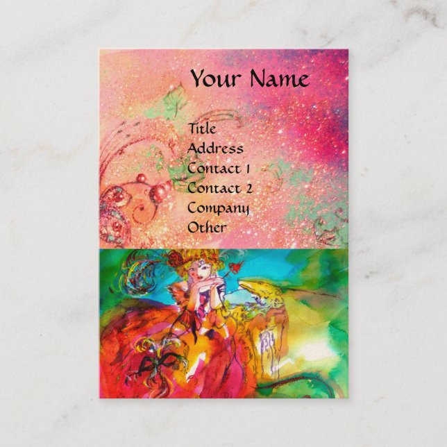 MIRANDOLINA  / Performing  Arts ,Costume Designer Business Card (Front)