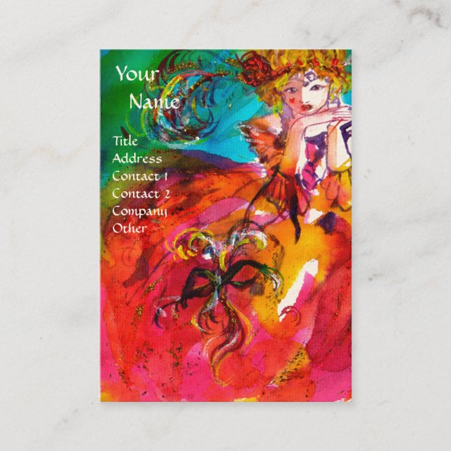 MIRANDOLINA  / Performing  Arts ,Costume Designer Business Card (Front)