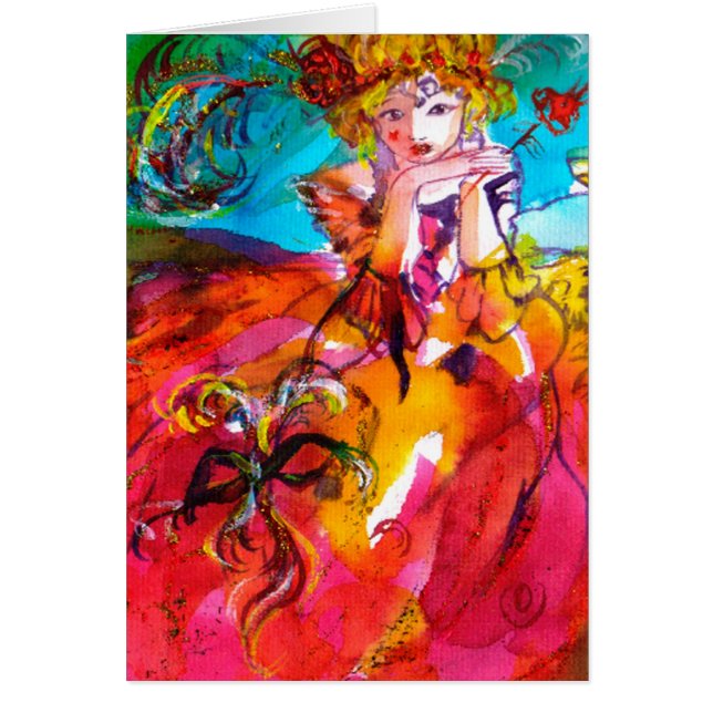 MIRANDOLINA ,Venetian Carnival Mask (Front)