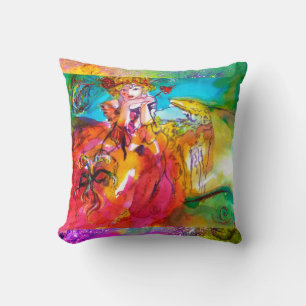 MIRANDOLINA / Venetian Carnival Masks Cushion