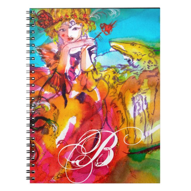 MIRANDOLINA  / Venetian Carnival Masks Notebook (Front)