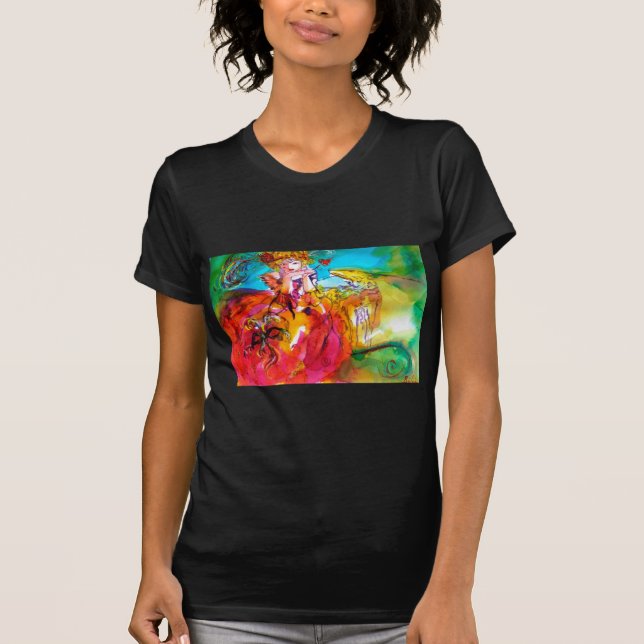 MIRANDOLINA  / Venetian Carnival Masks T-Shirt (Front)