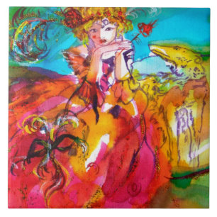 MIRANDOLINA / Venetian Carnival Masks Tile