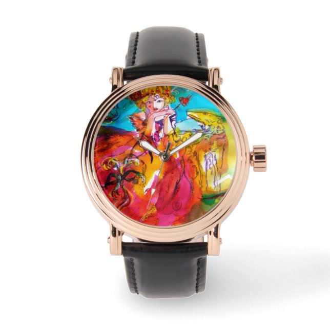 MIRANDOLINA  / Venetian Carnival Masks Watch (Front)