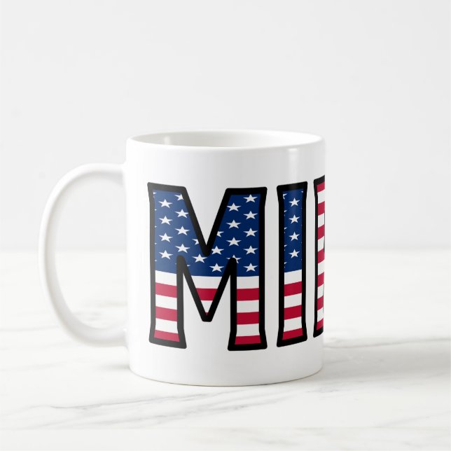 Mirco Name First Name USA stylish cup of coffee cu (Left)