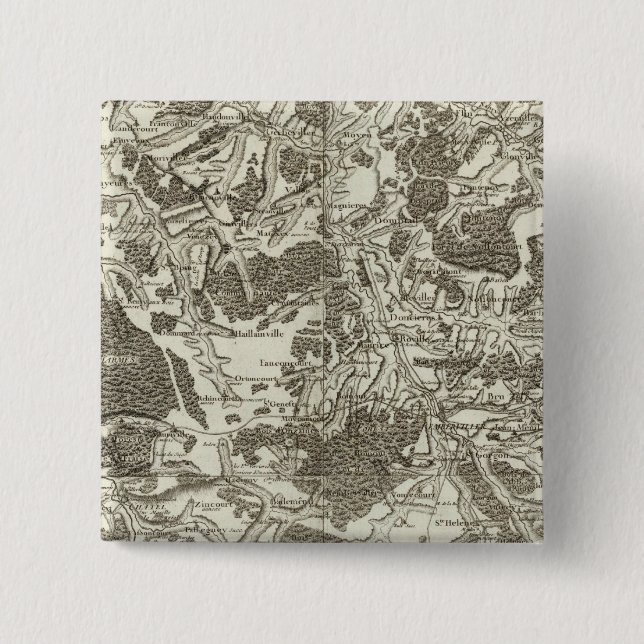 Mirecourt, Epinal 15 Cm Square Badge (Front)